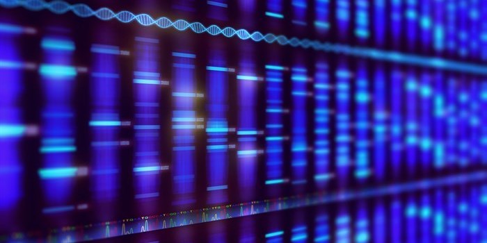  Illustration of a method of DNA sequencing. Credit: Colourbox 