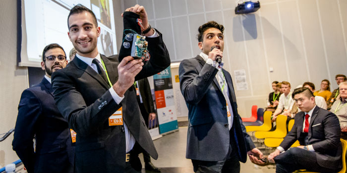 DTU kårer Paragit Solutions som årets studenter-startup 2019. Holdet vandt 2. præmie i DTU Skylabs Open Innovation X i 2018. Foto: Kaare Smith