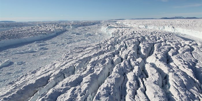 Zachariae Isbræ Northeast Greenland. Photo: Anders A Bjørk